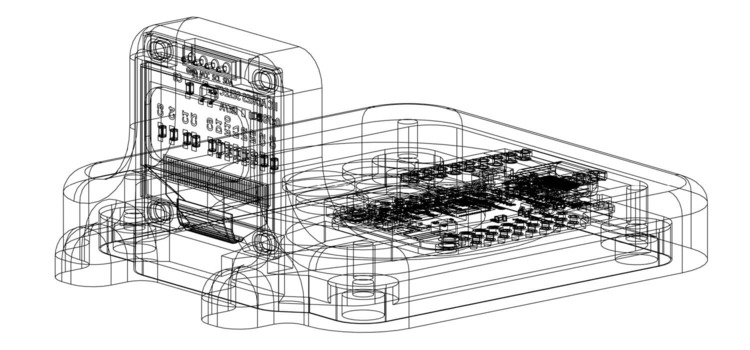 Wireframe view of Noobu